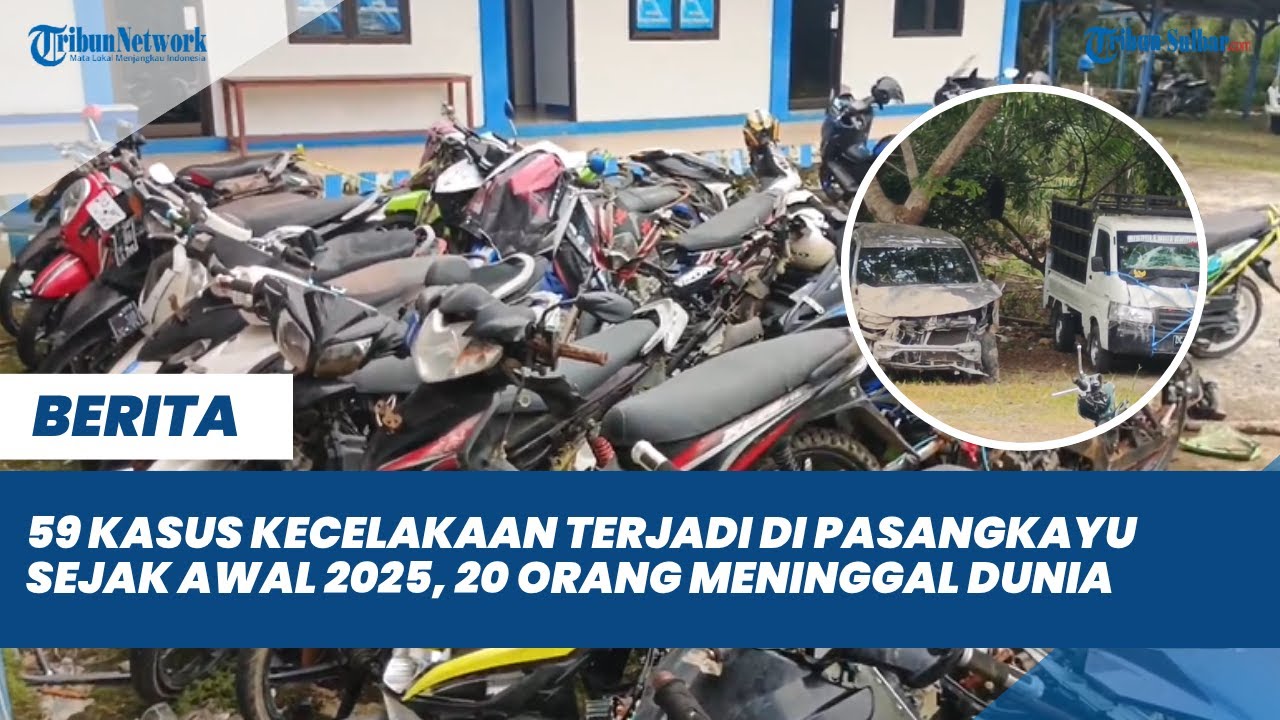 59 Kasus Kecelakaan Terjadi di Pasangkayu Sejak Awal 2025, 20 Orang Meninggal Dunia