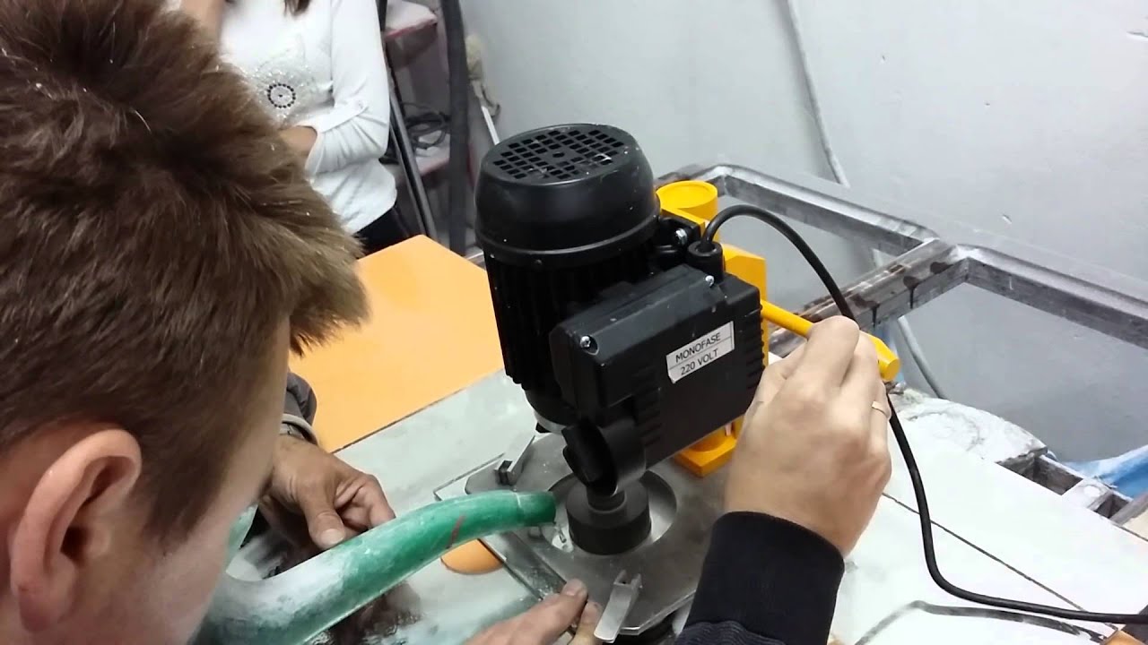 Wiertarka jednogłowicowa do szkła MADE IN ITALY