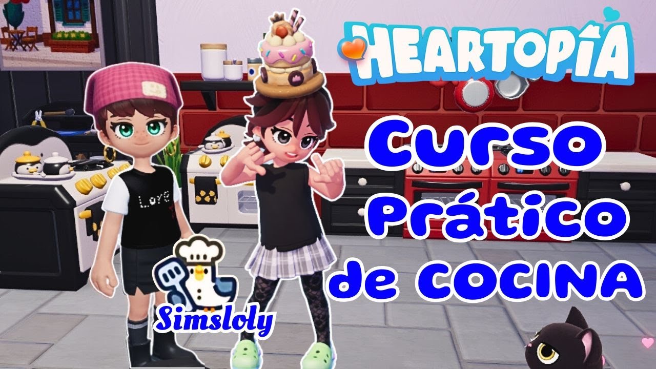 CURSO PRÁCTICO DE COCINA  en @Heartopia-official  #heartopia #heartopiagame
