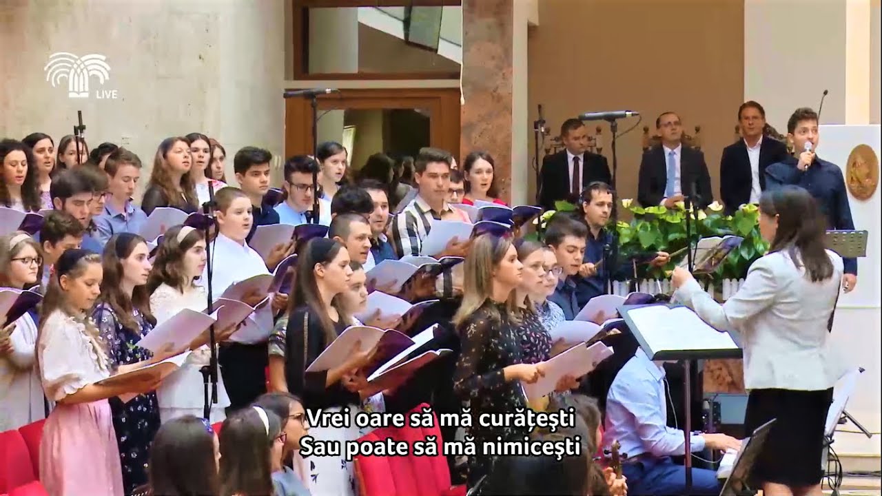 De ce stai mut când îţi vorbesc · Corul Evanghelic 