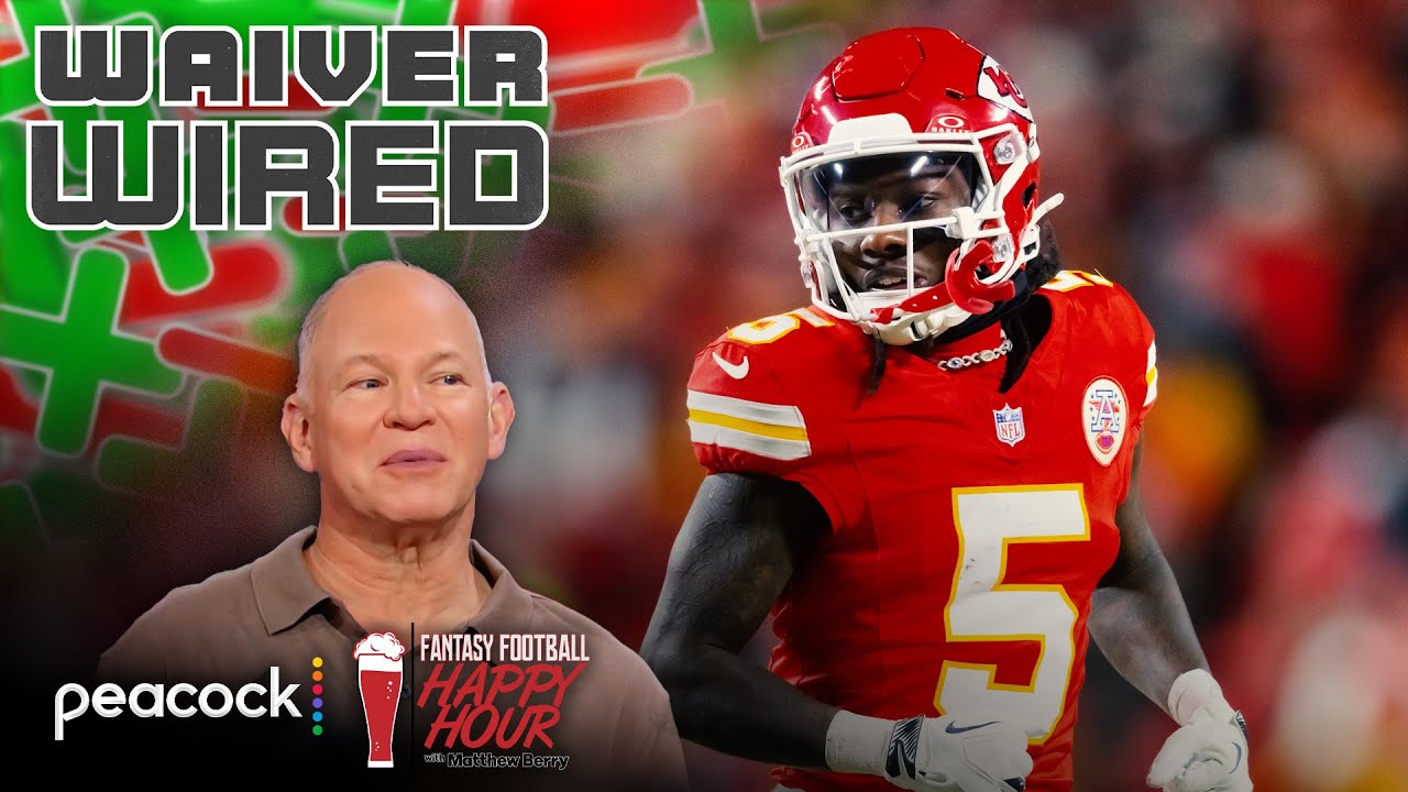 Veterans Brown, Allen lead Week 1 waiver wire WRs | Fantasy Football Happy Hour | NFL on NBC