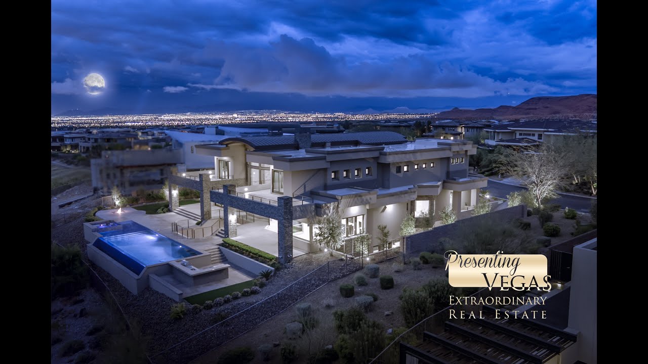 16 Soaring Bird Court, a Luxury Home in The Ridges in Las Vegas