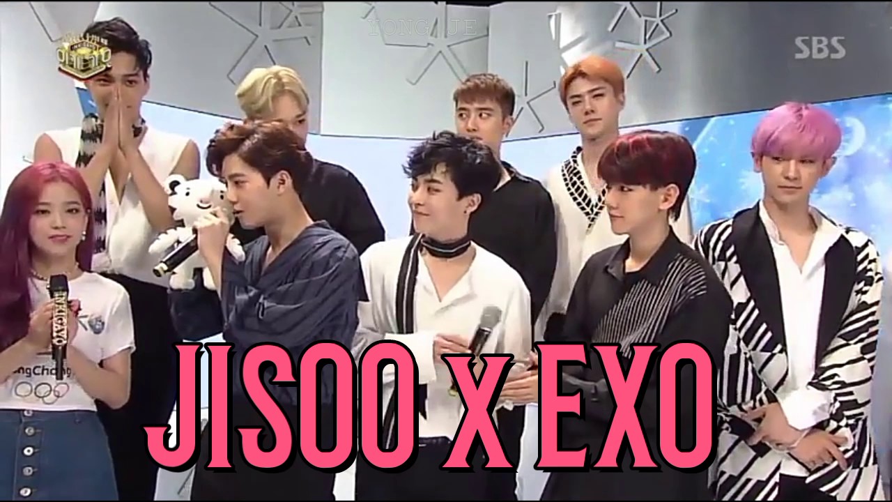 EXO x JISOO (SBS Inkigayo 170723)