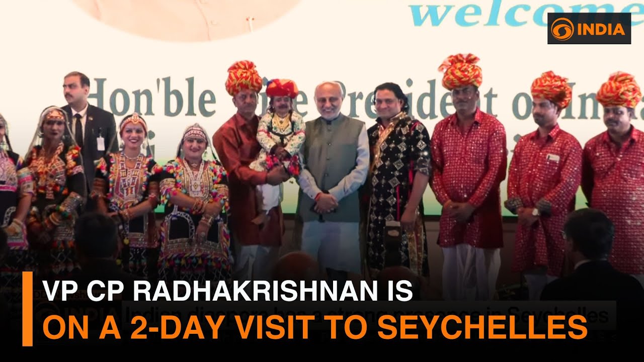 VP CP Radhakrishnan is on a 2-day visit to Seychelles