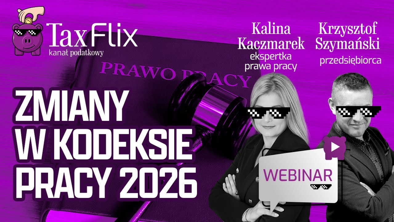 Zmiany w kodeksie pracy 2026   webinar   Kamila Kaczmarek