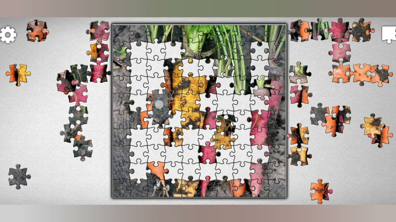 Jigsaw puzzle Colorful Harvest Carrots 🥕🥕🥕🧩//jigsaw Challenge Hub🧩//