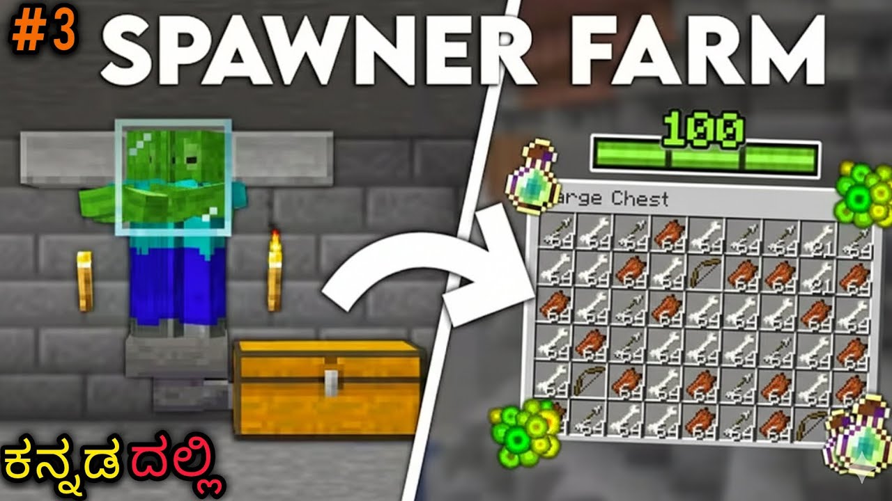Minecraft Survival EP-3 | OP XP Farm Using Spawner 😱🔥