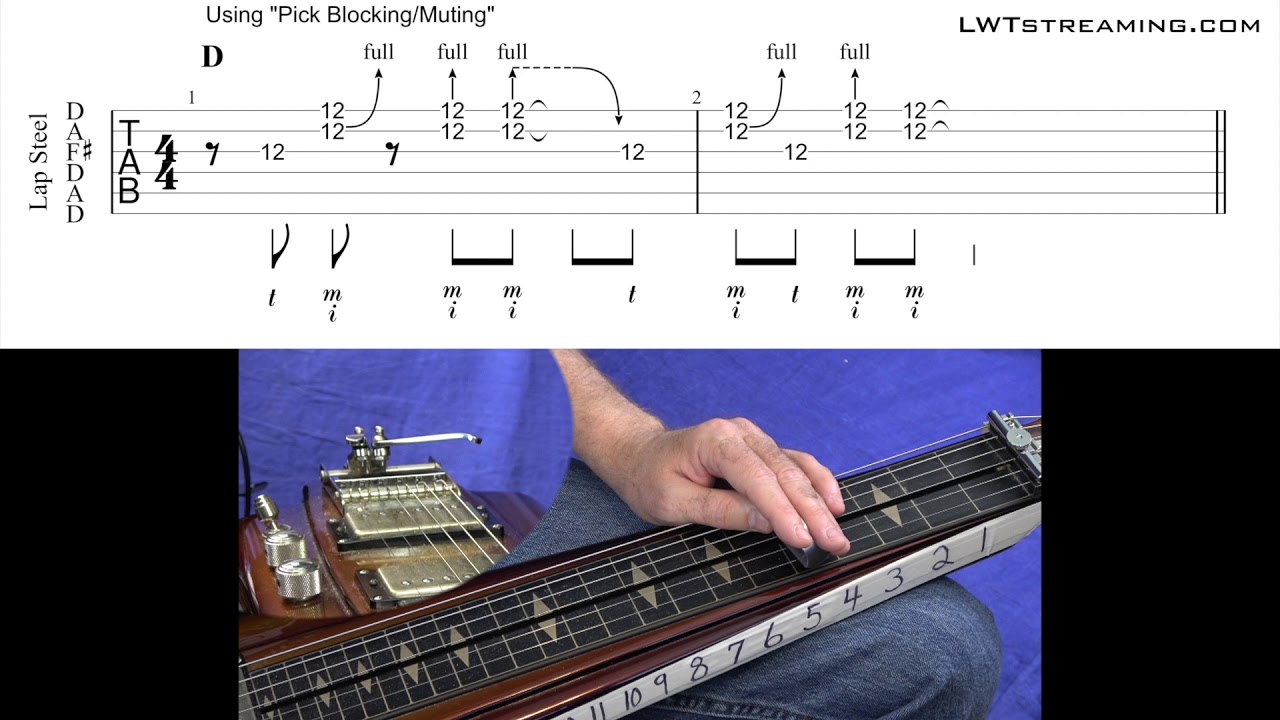 Duesenberg Bender Licks - For Lap Steel in Open D