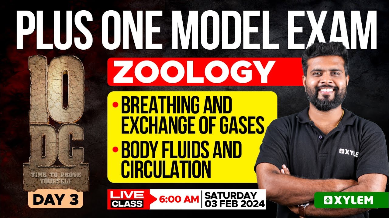 Plus One - Model Exam - Zoology - Day 3 | Xylem Plus One