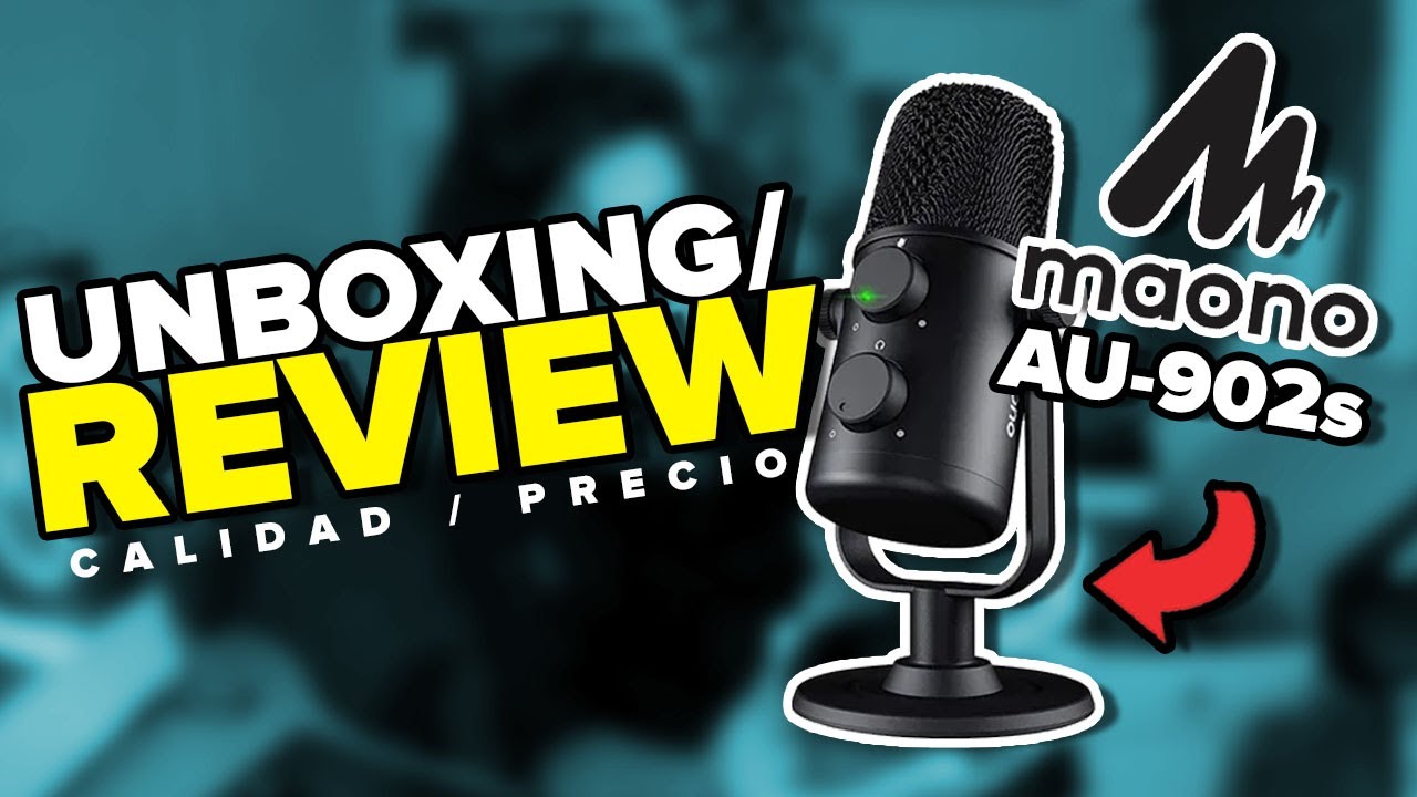 MICRÓFONO USB PARA STREAMS Y YOUTUBE | MAONO AU-902s | Unboxing/Review | UrbVic