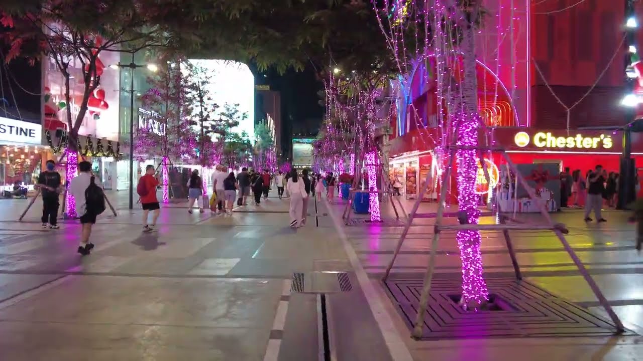 [4K] Siam Square, Bangkok, Thailand