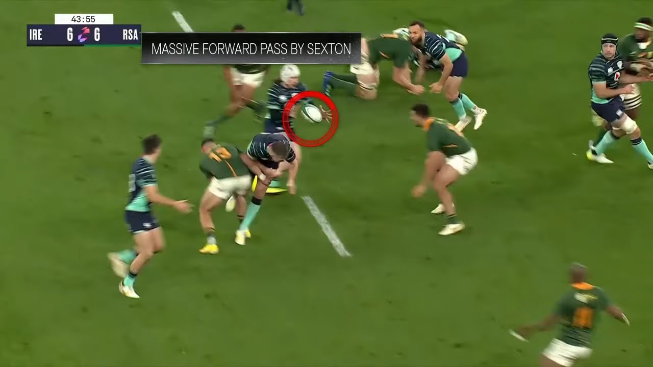 Rugby Referee Analysis: Nikola Amashukeli | South Africa vs Ireland Autumn Series 2022