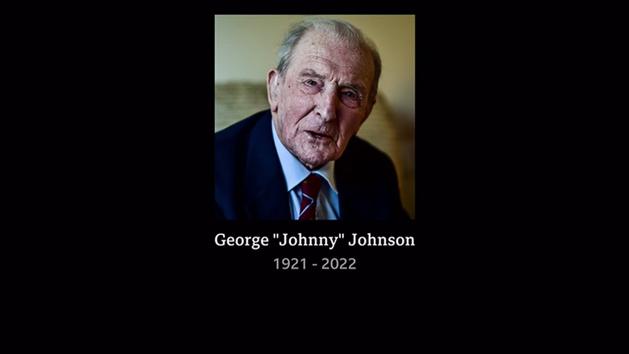 George 'Johnny' Johnson passes away (1921 - 2022) (UK) - BBC News - 8th December 2022