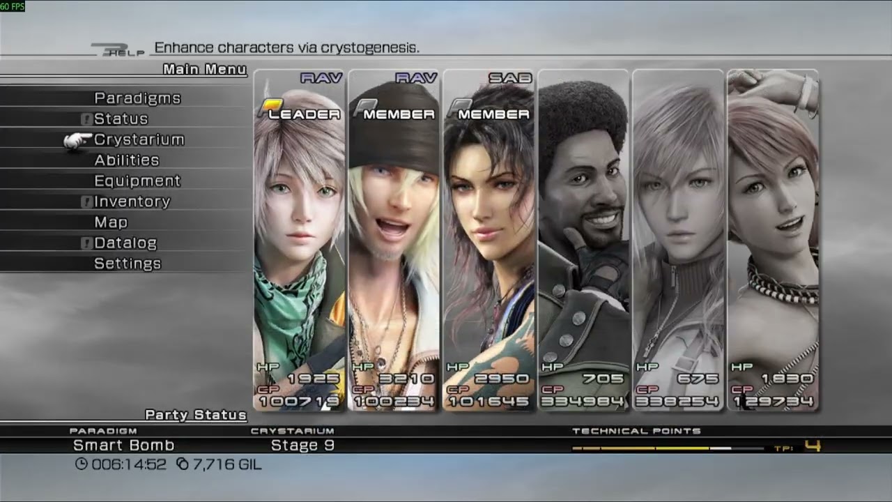 FF13 Hope% Ch13 Menu+Shop(Fang)