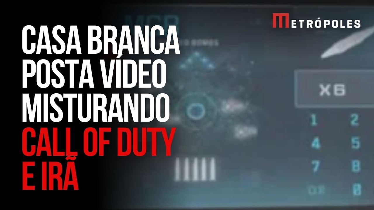 Casa Branca mistura “Call of Duty” com vídeos sobre ataques ao Irã