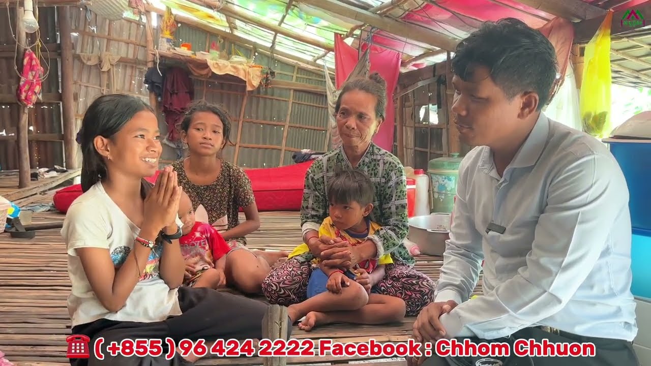 #1218 មិនគួរឳ្យជឿ អ៊ំស្រី និងចៅៗ រស់នៅផ្ទះបាក់បែកកណ្តាលវាល កំសត់ខ្លាំងណាស់