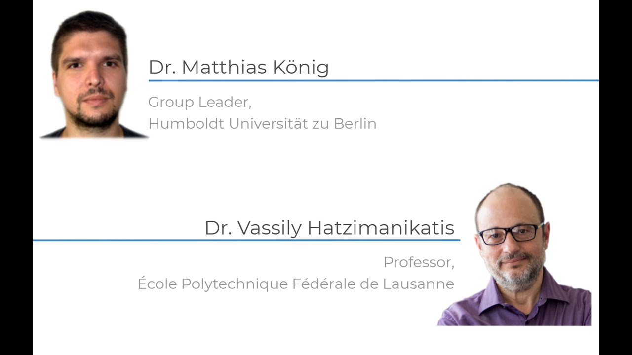 August 11: Metabolism: Matthias K&ouml;nig and Vassily Hatzimanikatis