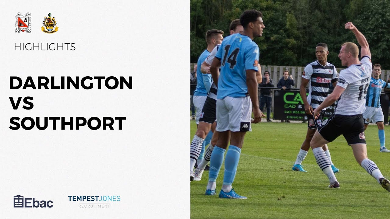 Darlington 3-2 Southport - FA Cup - 2022/23