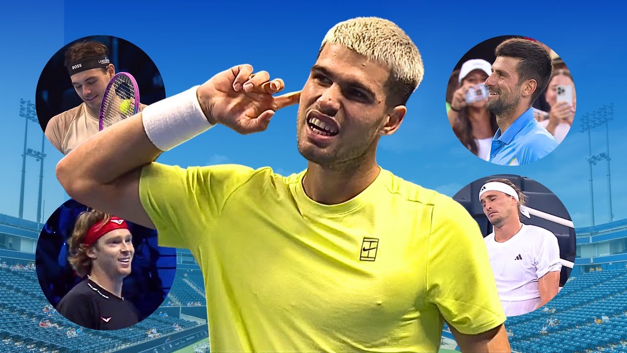 When Opponents Realize It’s Carlos Alcaraz (20 Reactions)