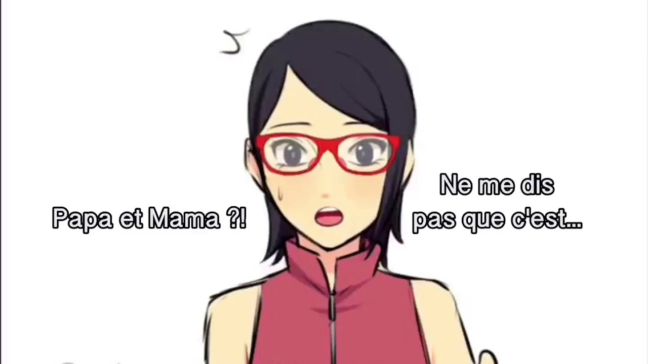 Sarada rencontre ses parents~ 【SasuSakuSara Doujinshi】FR