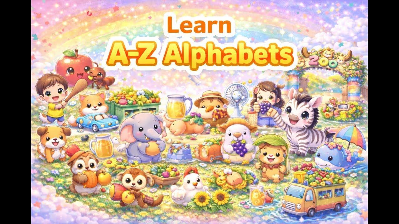 ABC Song for Kids | Learn A to Z Alphabets | Preschool Learning