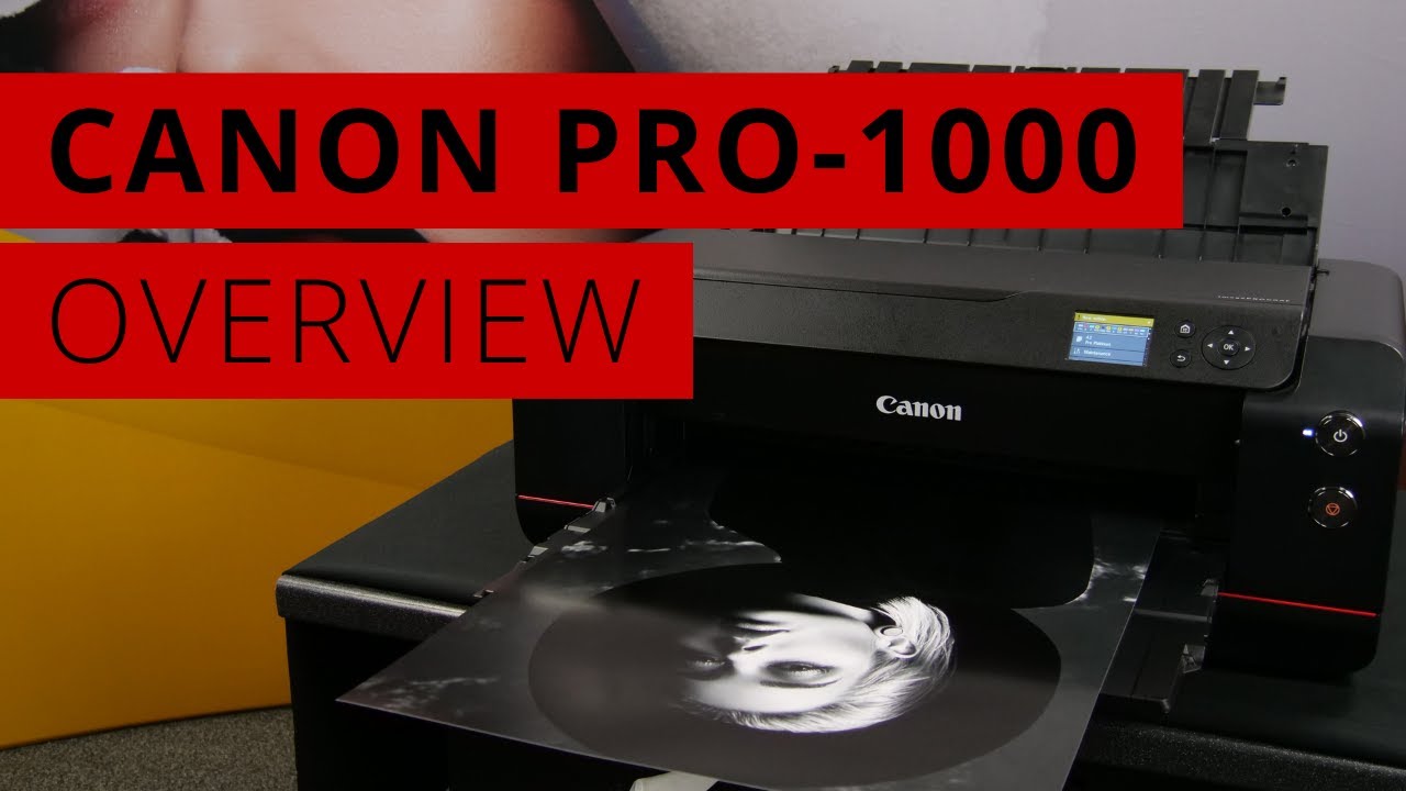 Canon imagePROGRAF PRO-1000 Inkjet Printer Overview