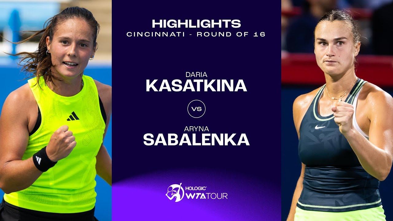 Daria Kasatkina vs. Aryna Sabalenka | 2023 Cincinnati Round of 16 | WTA Match Highlights