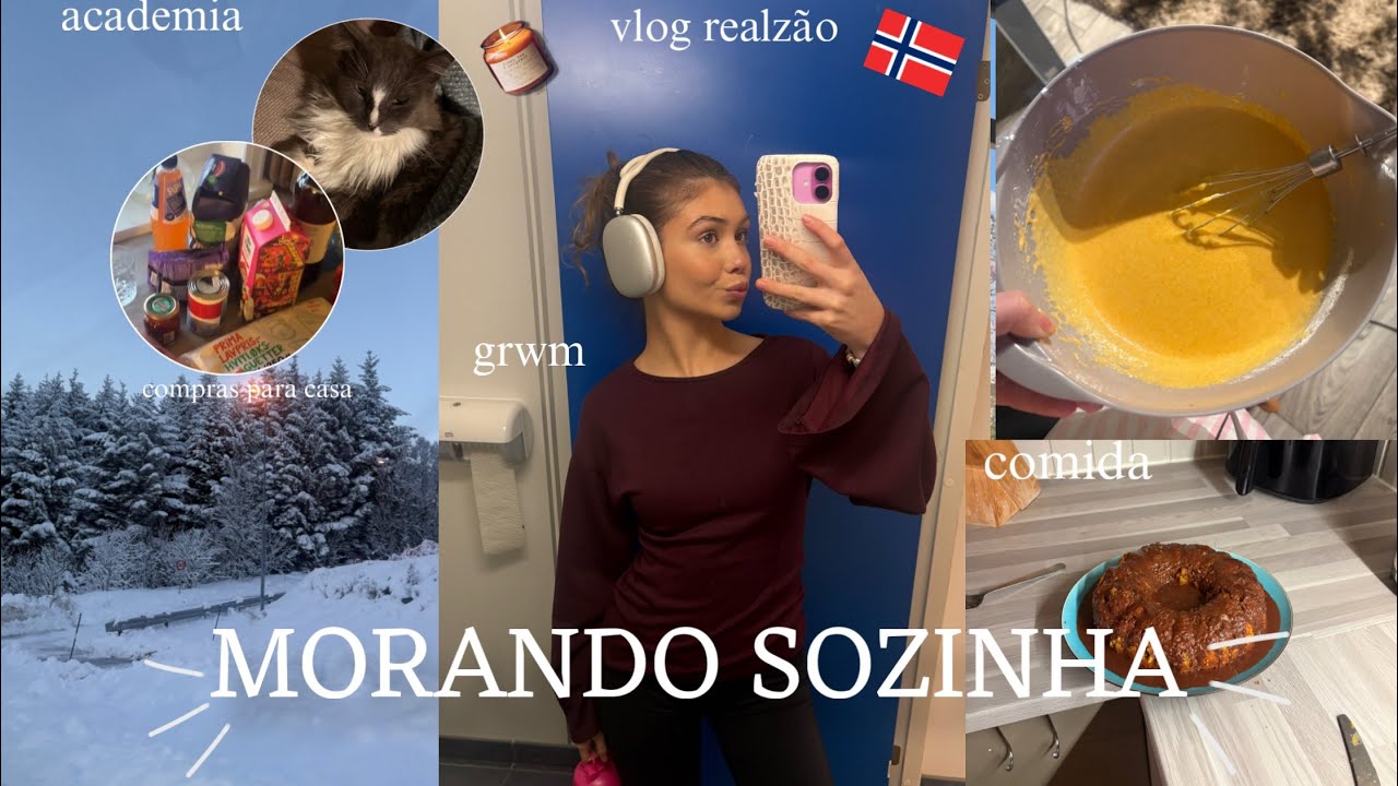 Vlog MORANDO SOZINHA na Noruega 🇳🇴 (realzão) 