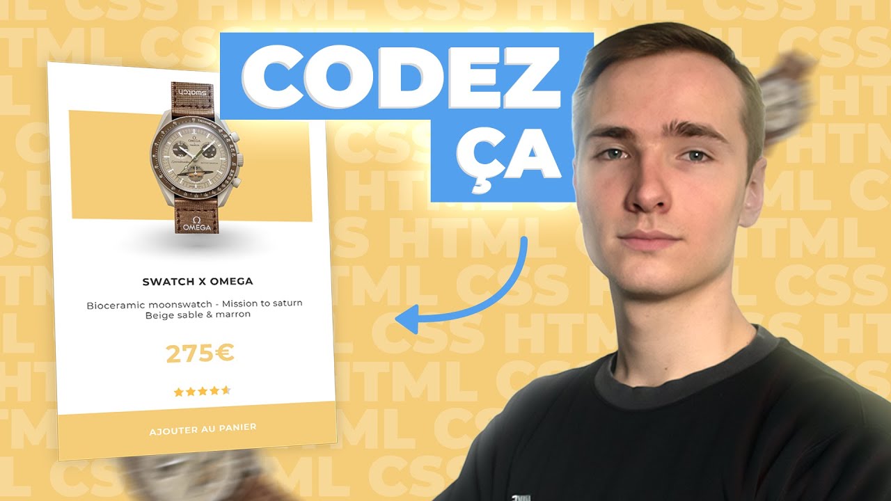 Coder une PAGE PRODUIT en 12 min | Web - HTML & CSS