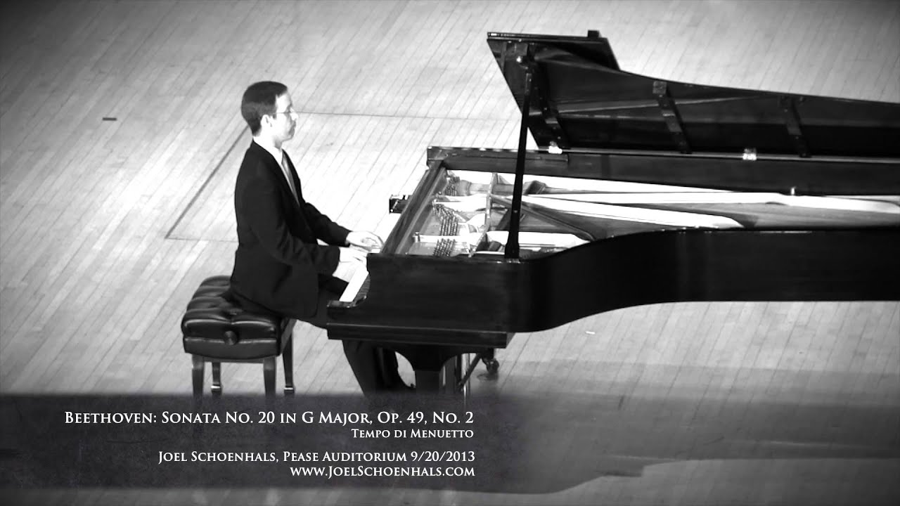 Ludwig van Beethoven: Sonata No. 20 in G Major, Op. 49, No. 2 (1795/96)