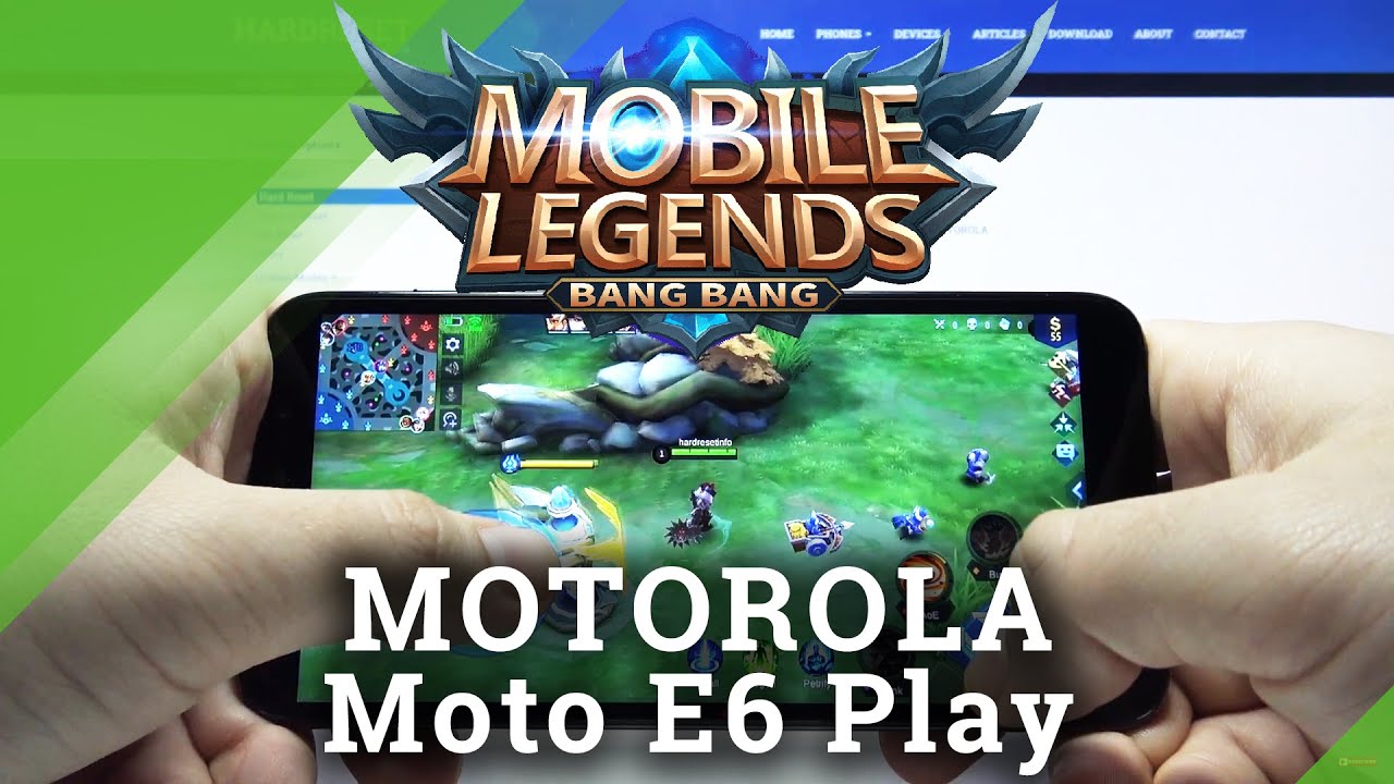 Mobile Legends Short Gameplay on Motorola Moto E6 Play &ndash; Game Test