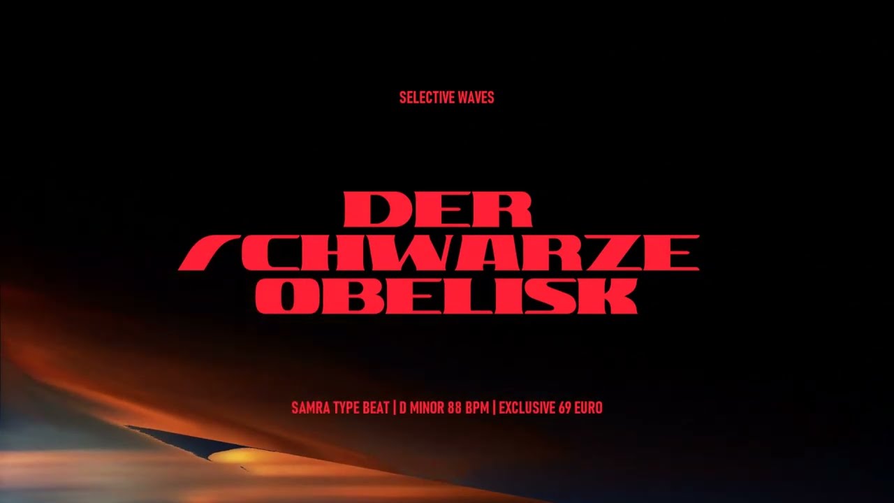 DER SCHWARZE OBELISK | SAMRA TYPE BEAT D MINOR 88 BPM