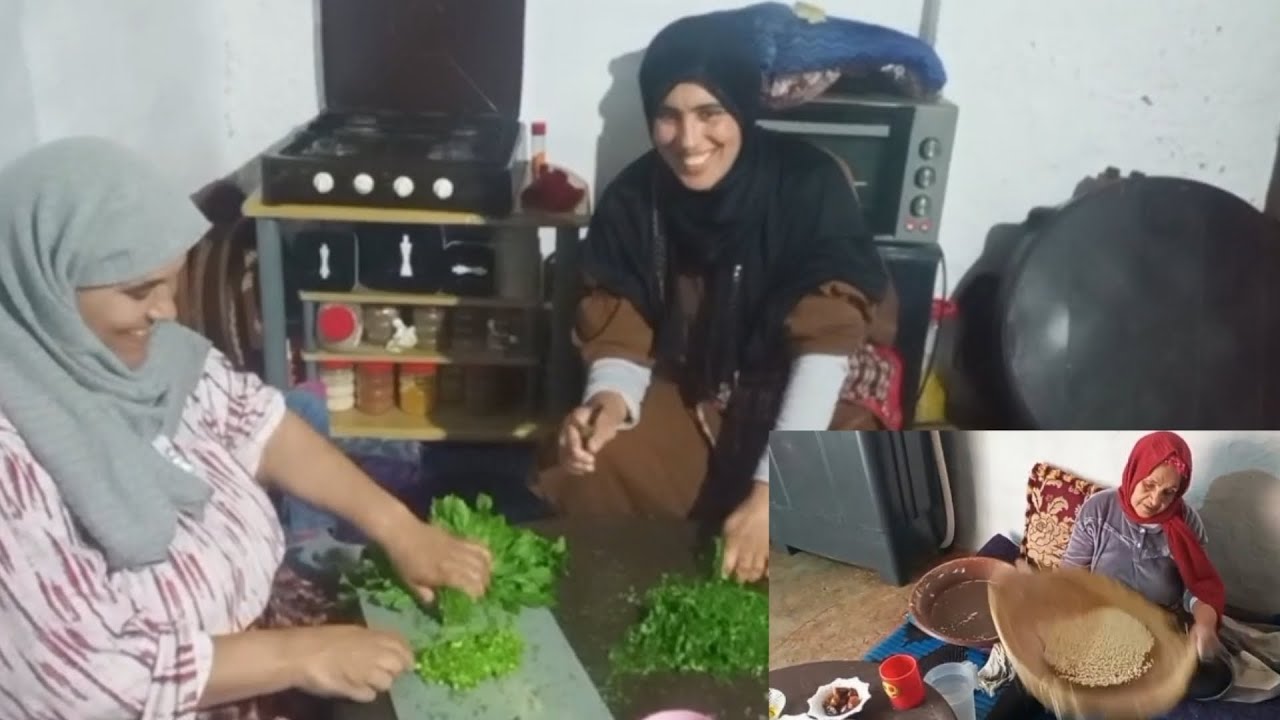 فوزية والميمات معاونين على كسكسو ديال بوحمو وجه رائع