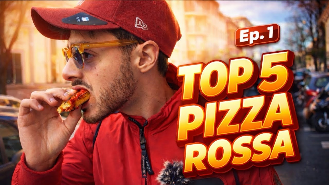TOP 5 PIZZA ROSSA a Roma 🍕 | Tutti prezzi popolari!