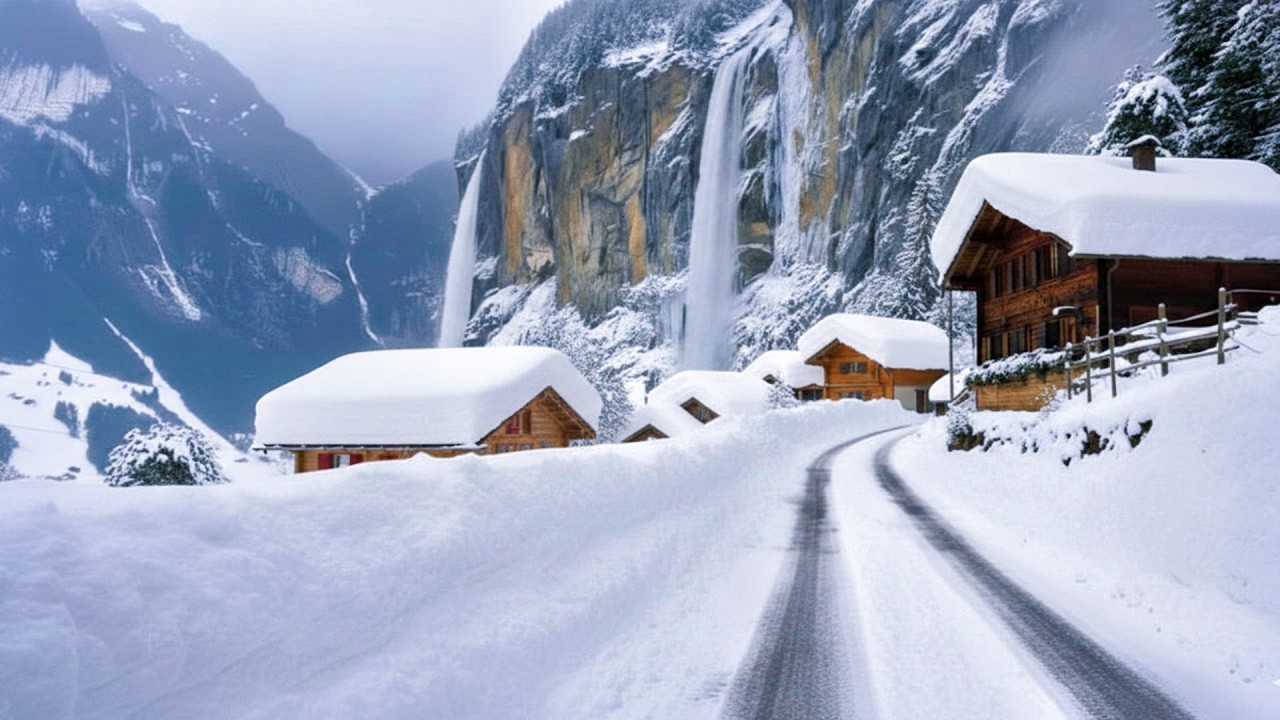 ❄️ This Swiss Village Covered in Snow Looks Like a REAL LIFE Fairytale!