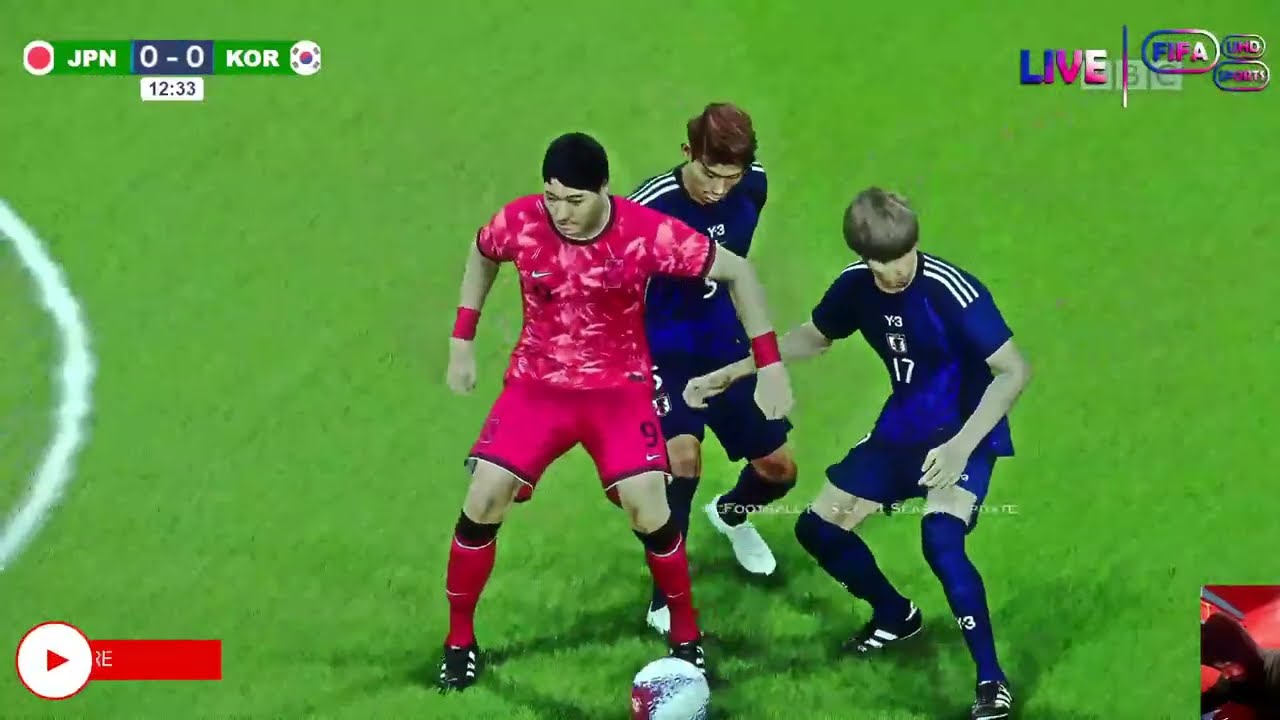🔴라이브: 일본 U23 vs 대한민국 U23 – PES 2021 전체 경기 라이브 스트림 ⚽🔥 | ​​📝