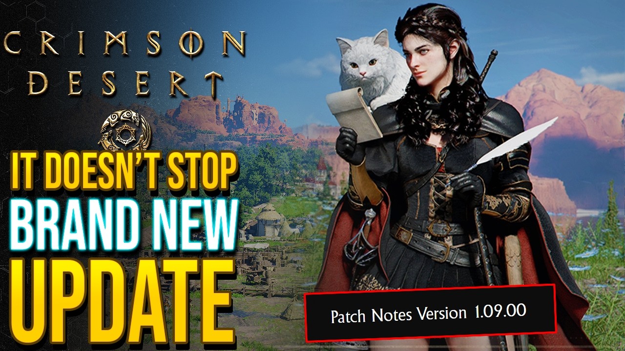 Crimson Desert Patch 1.09 Is Here! Biggest New Changes