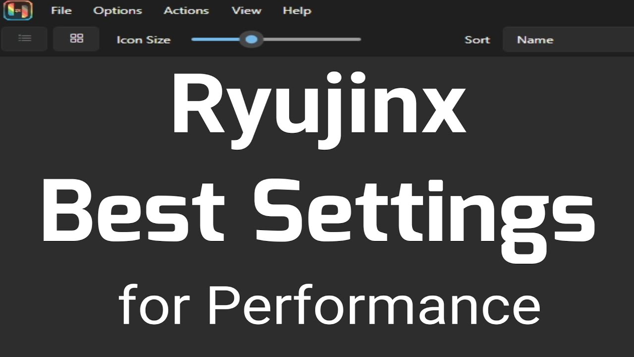 Ryujinx Best Settings for Performance