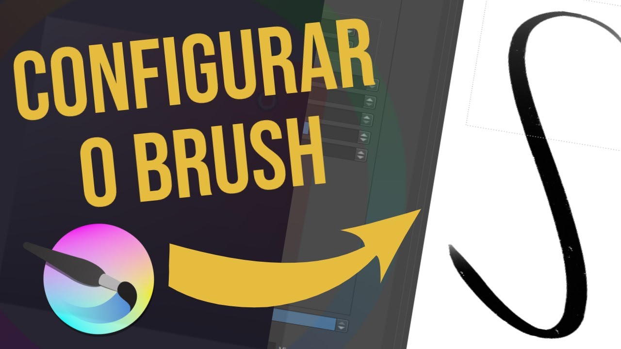 APRENDA a CONFIGURAR o BRUSH dentro do Krita! - Ferramentas Básicas #2