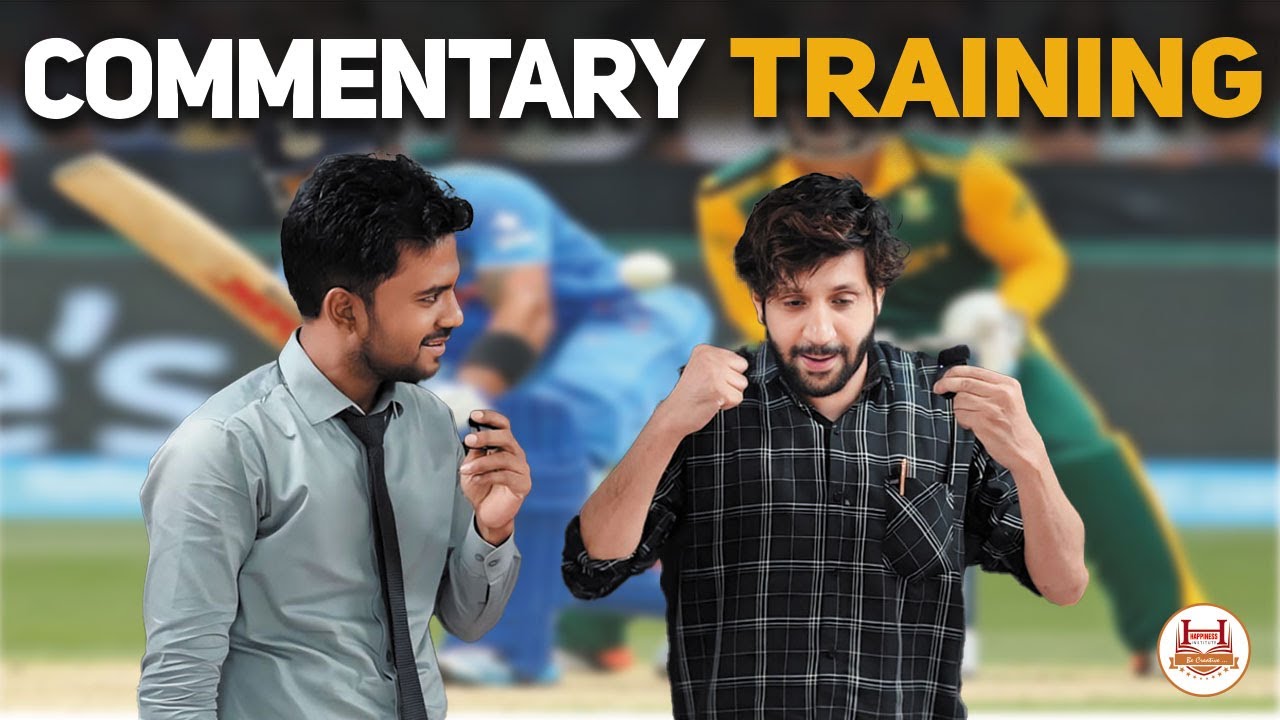 How to Learn ENGLISH SPEAKING with commentary | How to do Cricket Commentary  | English Speaking