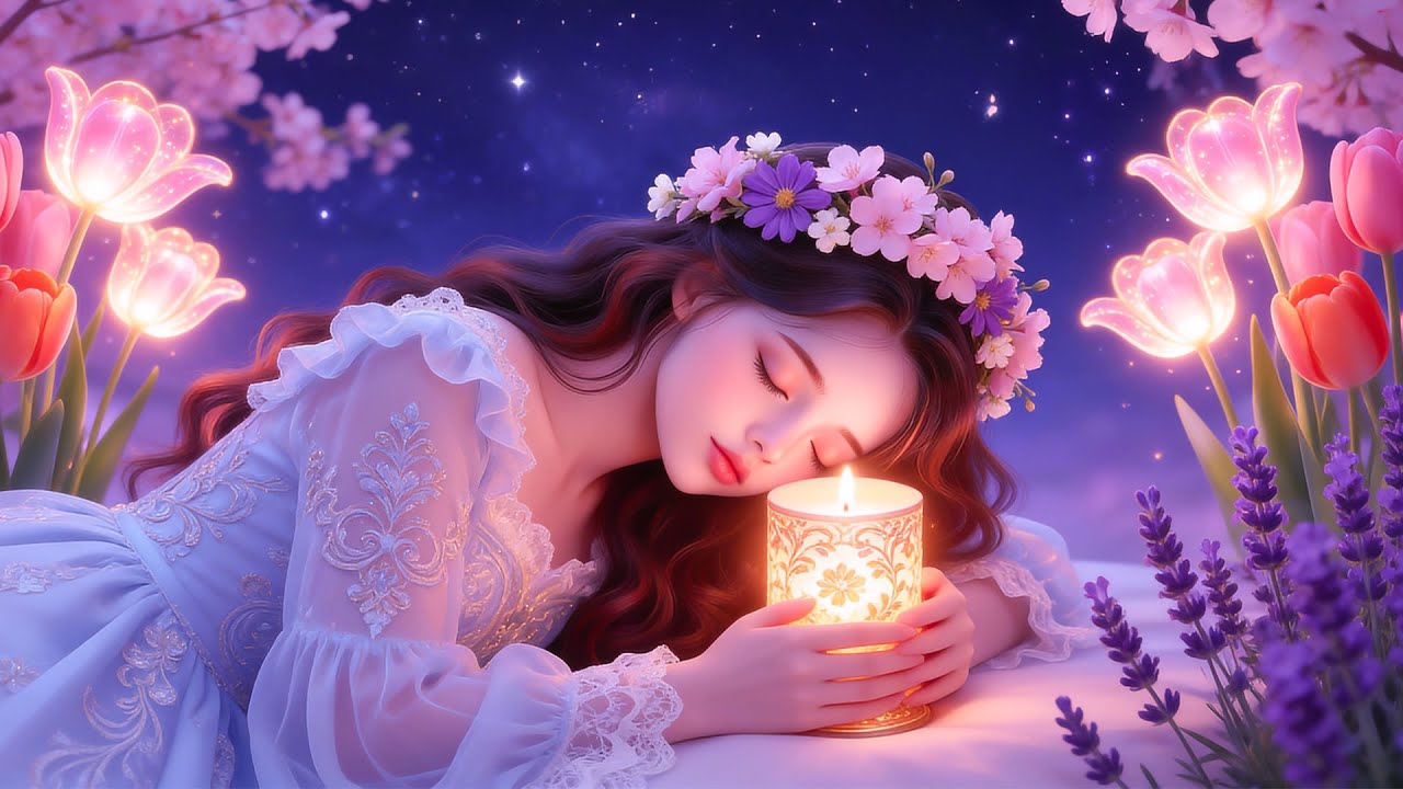 (NO ADS) Fall Asleep Instantly ★ Anxiety Relief, Melatonin Release ★ Deep Healing Sleep