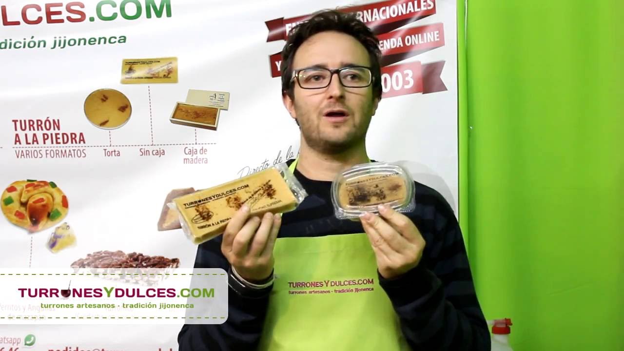 Turrón a la piedra artesano y recetas de Jijona