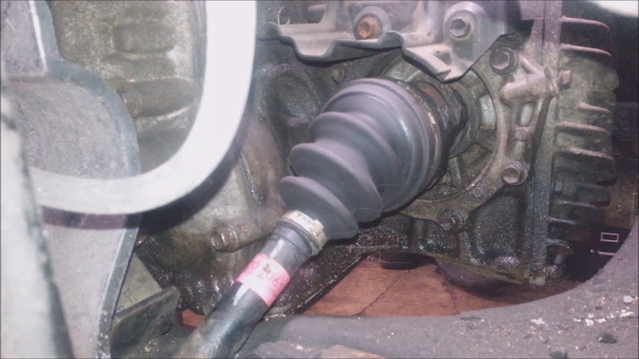 1996-2001 2.2L Camry automatic axle removal both EASY!
