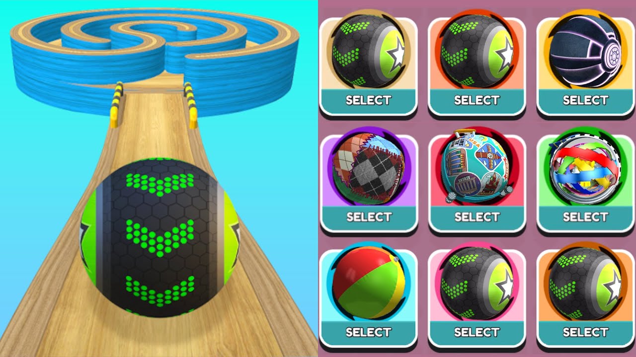 Going Balls Speedrun, Funny Fails Vs Challenge, Portal Run, Hard Level Android, iOS Gameplay 57