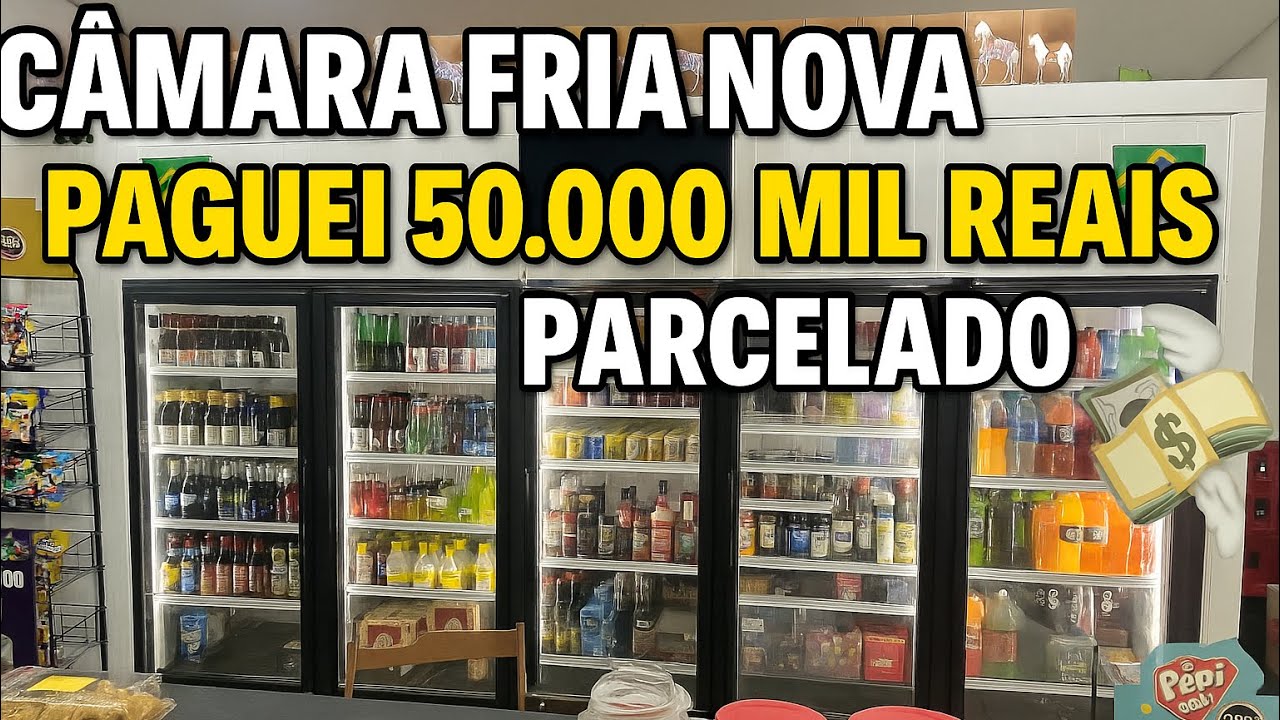 Câmara fria para cerveja, como eu paguei 50.000 mil parcelado sem ter cartão de crédito.