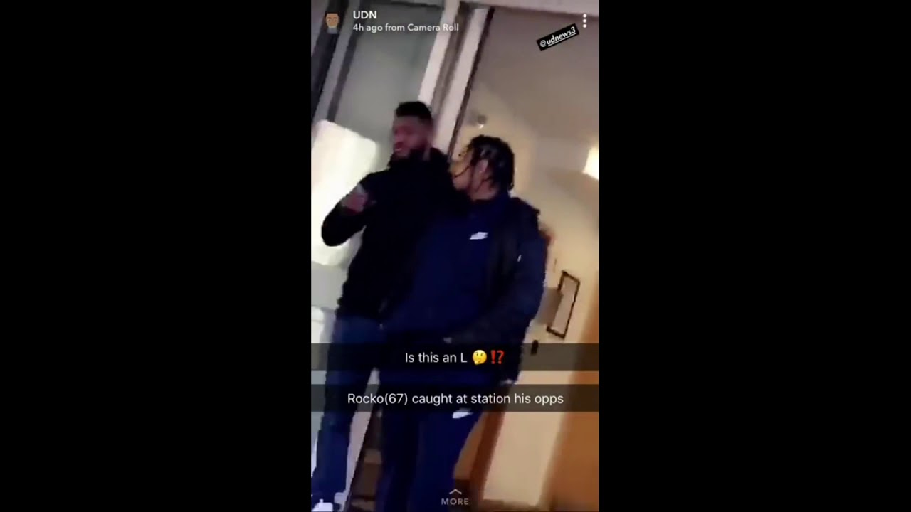 Y.AM(410) Chases Rocko(67) Into The Police Station