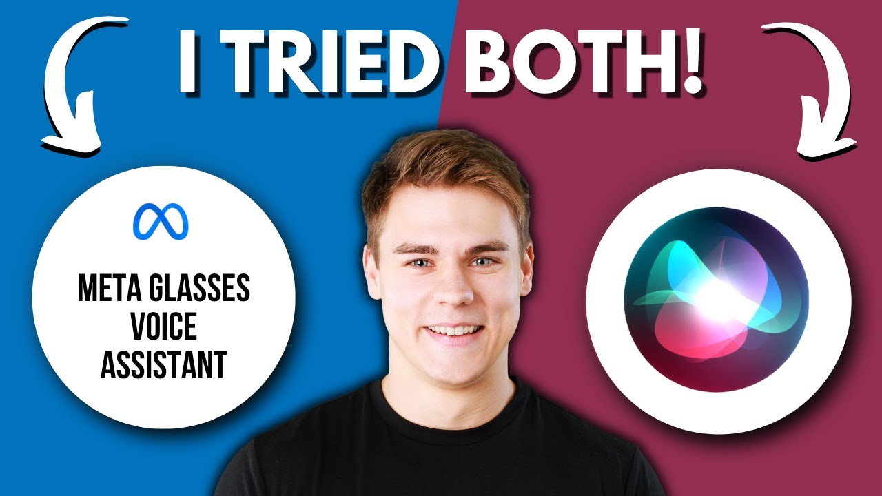 NEW! Meta Glasses Voice Assistant vs Siri (2025) 🎙️ | Smart Glasses AI vs iPhone Voice Assistant