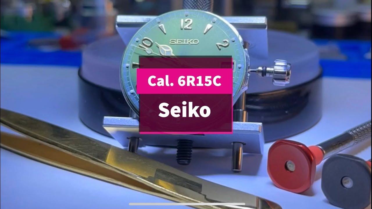 Seiko cal. 6R15C разборка