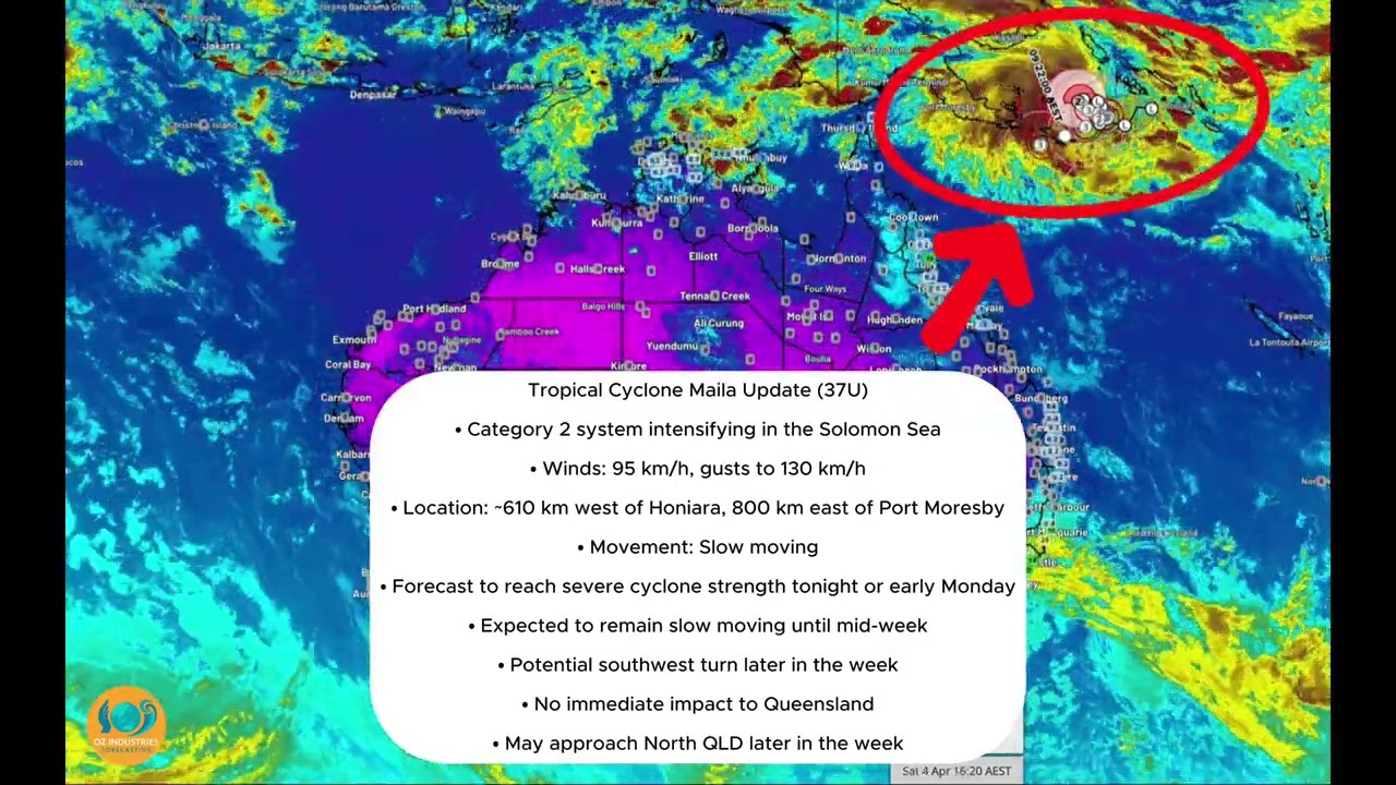 Tropical Cyclone Maila Update (37U) 5.4.2026