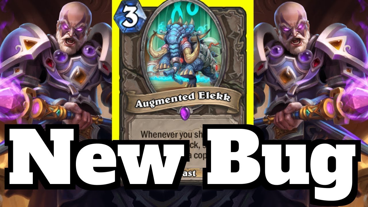Archbishop Benedictus BUG! Augmented Elekk Combo! | Hearthstone